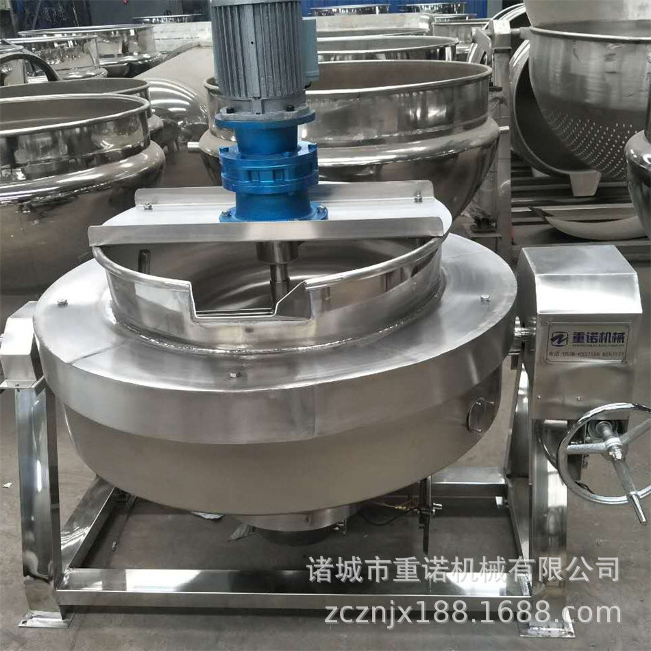 蒸汽加热夹层锅 搅拌夹层锅 高粘度食品搅拌炒锅 加工定制