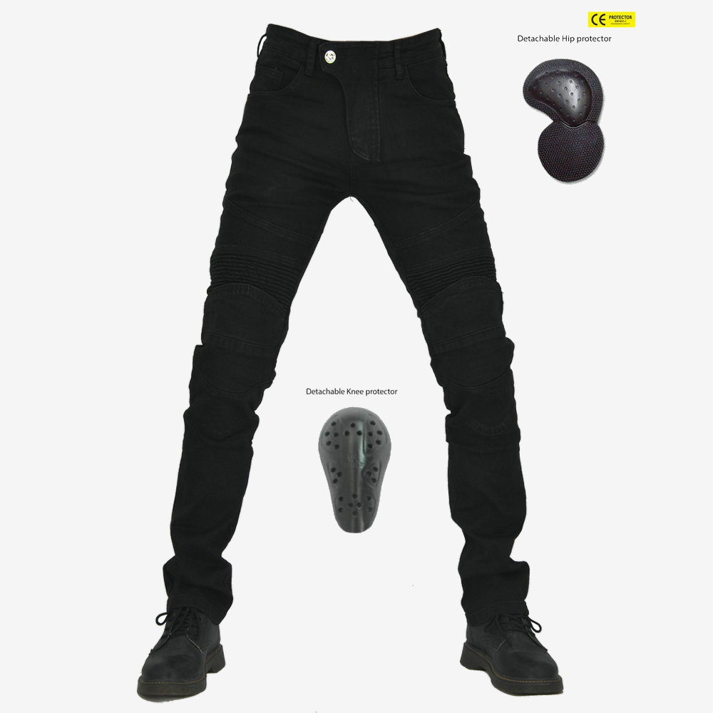 Fábrica al por mayor retro pantalones casuales pantalones de la motocicleta de los hombres pantalones de moto al aire libre estiramiento pantalones de ciclismo resistentes a la caída