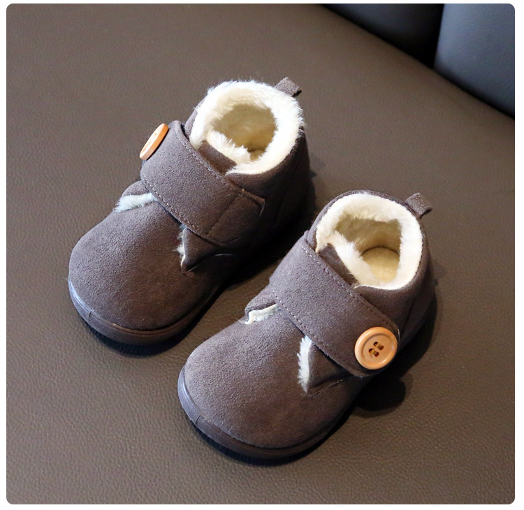 Scarpe da bambino in cotone, 1-3 anni, suole morbide e spesse da uomo invernali, pantaloncini caldi per bambini e ragazze_voghion.com