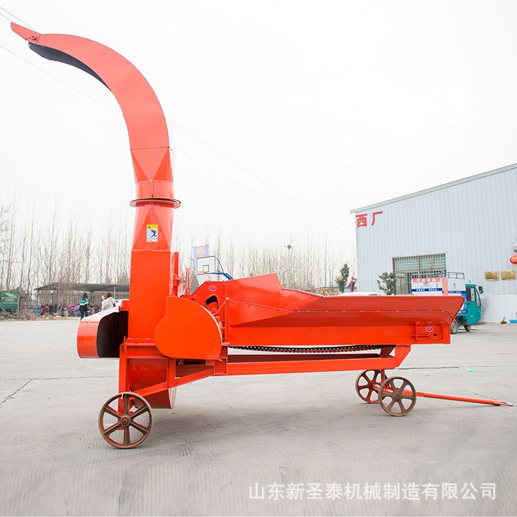 三刀式秸秆铡草机 青储饲料铡草机 玉米秸秆粉碎铡草机