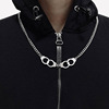 Jewelry, handcuffs, fashionable bracelet, necklace, chain, set, new collection, simple and elegant design, European style