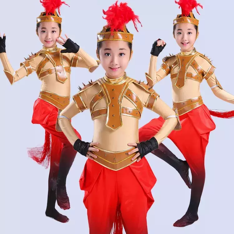 第八届小荷风采小马奔腾服装少儿动物服马表演小马奔腾舞蹈演出服