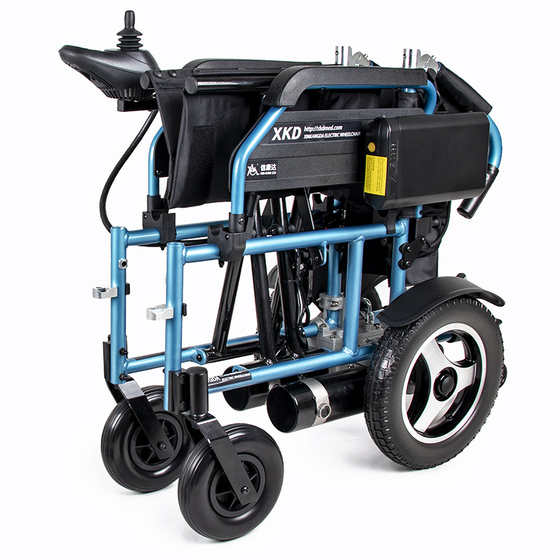Xinkangda electric wheelchair XKD113 new folding lightweight aluminum alloy smart scooter for the elderly and the disabled