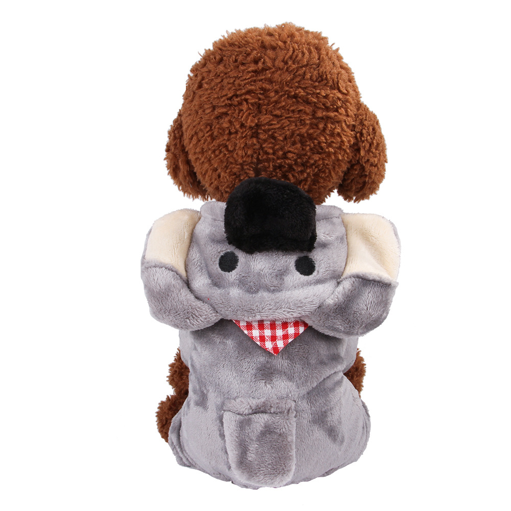 Casual Cute Coral Fleece Animal Pet Clothing display picture 1