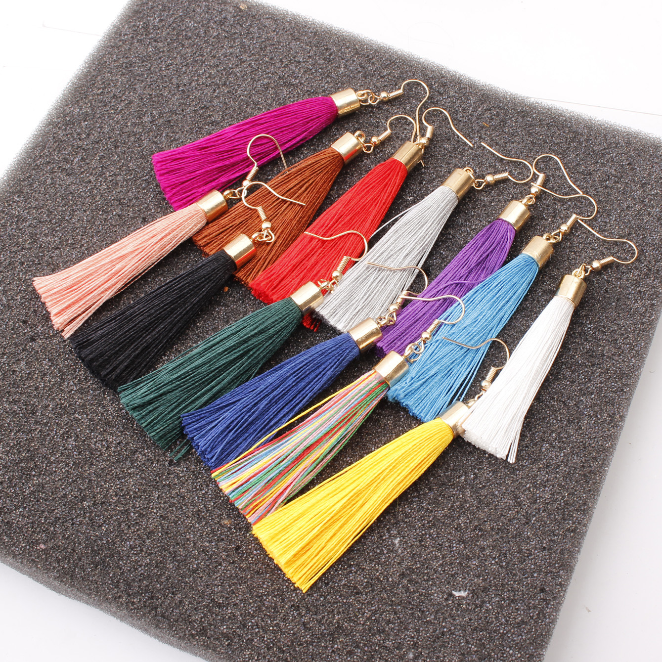 10g Weight Ear hook Event & Party Supplies Earrings Classification Fashion Geometric Alloy Tassel Plating Women's Earrings 1 Pair