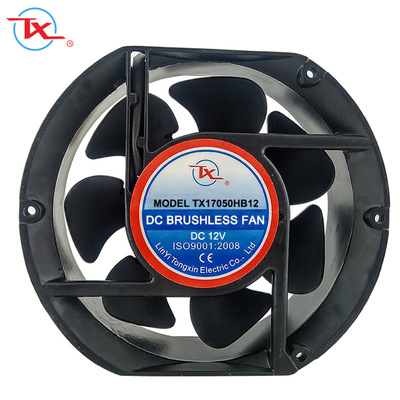 厂家直销17050直流风扇12V/24可定制工业散热风扇现货直流风扇12V|ms