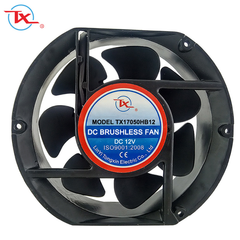 厂家直销17050直流风扇12V/24可定制工业散热风扇现货直流风扇12V|ms