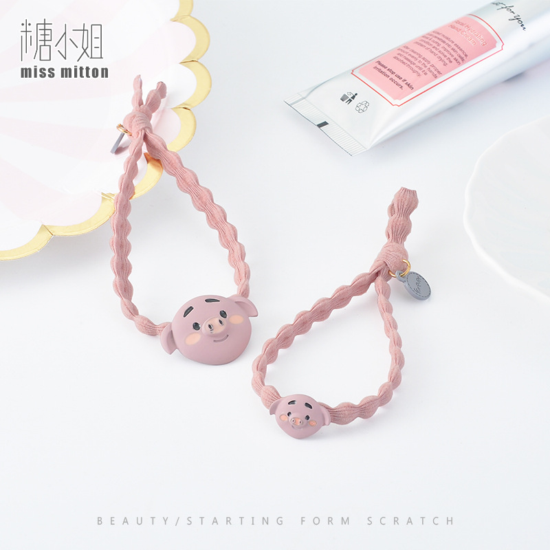 日韩小清新简约基础款发绳扎头发橡皮筋发圈韩国扁皮头绳头饰发饰|ms