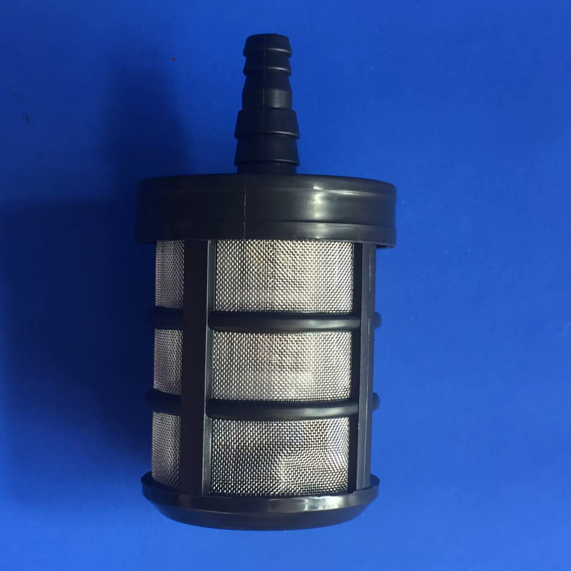 农用喷雾器配件隔膜泵过滤网吸水滤网双层大号黑色滤网内嵌螺丝