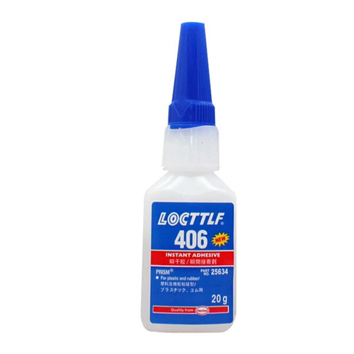 Leqin 406 instant adhesive, low whitening, low odor, fast-drying ABS plastic glue for bonding metal toys, rubber