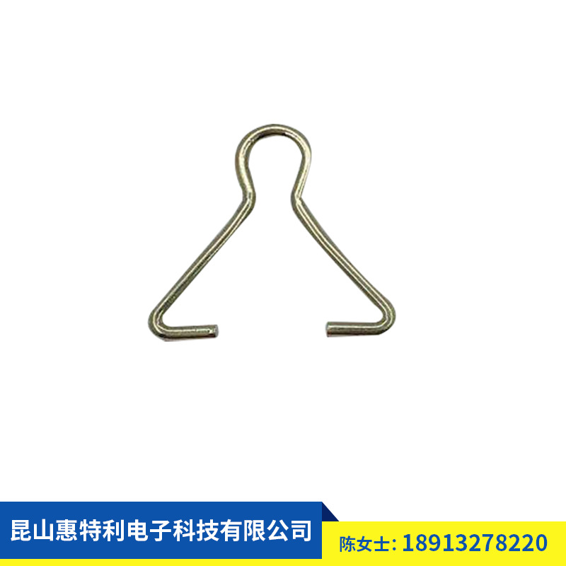 苏州日化工艺品装饰精密五金配件镀金电池正负极弹簧弹片异型弹簧