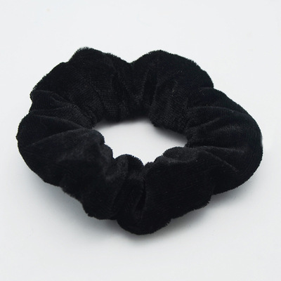 Pig intestine Hairpin wholesale Large black Flower Fabric art Plush Headdress 2 Jewelry Mixed batch