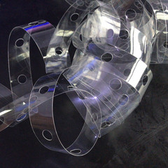 3-meter transparent balloon chain with connecting links, featuring a clear balloon glue and secure snap connectors—perfect for decorating party dessert tables!