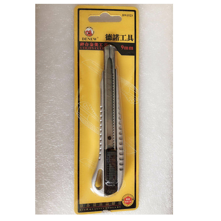 创客木工坊美工刀大号小号美工刀刀架壁纸刀带刀片9mm德诺美工刀