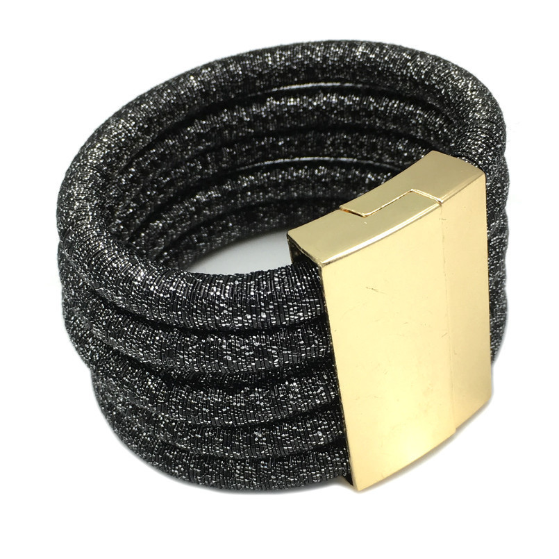 Plating Design Exaggerated Geometric Alloy Wholesale Wide Bracelet Bangle