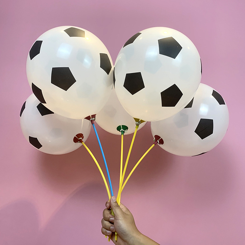 12寸加厚卡达尔世界杯足球新款印刷乳胶气球酒吧学校幼儿园小礼品