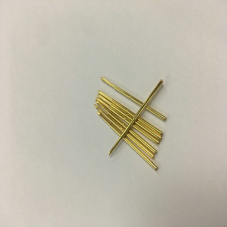 大量现货供应PA100-F1镀金小四爪测试针 1.36*33.3mm弹簧顶针
