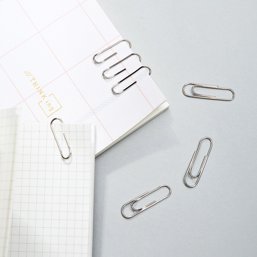 Wholesale Deli 0037 silver paper clips office supplies 200 pieces/tube