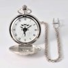 Necklace, big silver pocket watch, nostalgia, wholesale