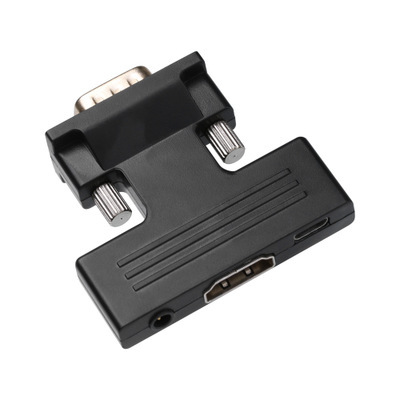 1080P   hdmi à VGA Audio 5 V DC adaptateur Connecteur