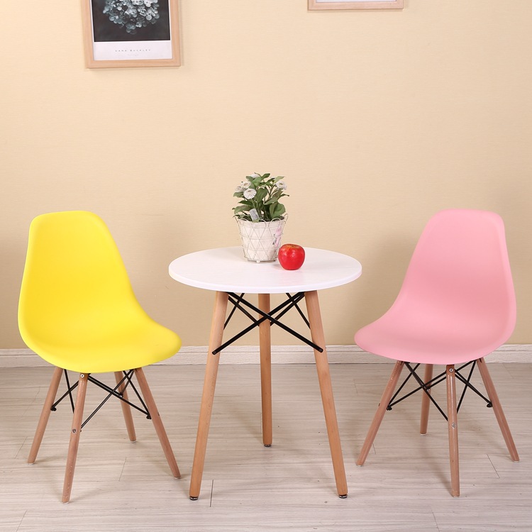 Northern Europe originality household round table Cafe Negotiate Tables and chairs combination Front Negotiation The reception Simplicity leisure time dining table and chair