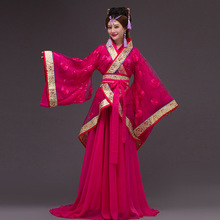 絲緣閣古裝仙女貴妃中式婚禮新娘紅色漢服雪紡拖尾長裙拍攝寫真服
