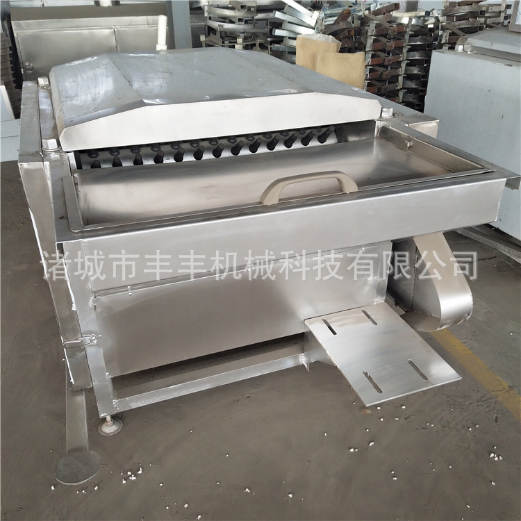 供应不锈钢全自动家禽脱毛机 卧式小型鸡鸭鹅拔毛去毛机生产厂家