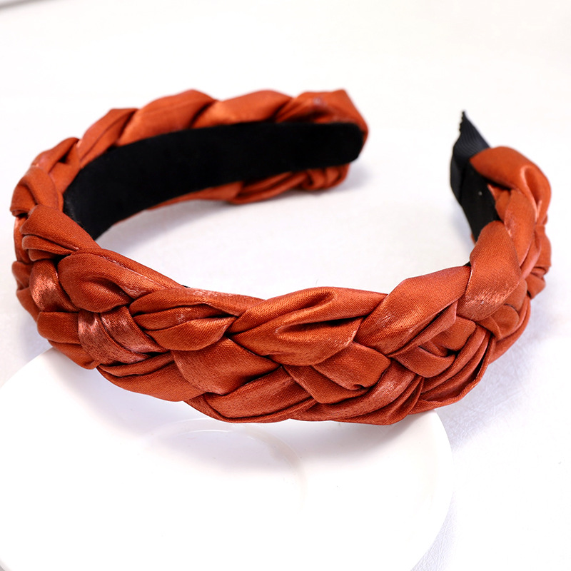 High-grade Cloth Twist Hair Hoop Wide Version Braids Hair Accessories Direct Sales display picture 6