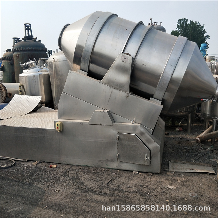 供应二手二维混合机  双螺旋锥形混合机 二手螺带 混合机