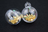 Large -sized transparent plastic hanging ball earrings decorative acrylic hanging ball Christmas home wedding hanging crystal ball