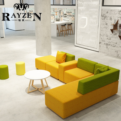 创意组合个性异型简约现代会客接待休息休闲简易办公会议沙发茶几|ru