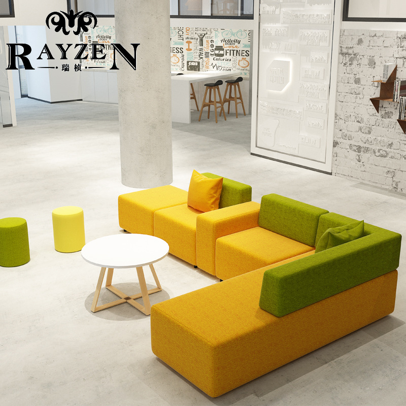 创意组合个性异型简约现代会客接待休息休闲简易办公会议沙发茶几|ru