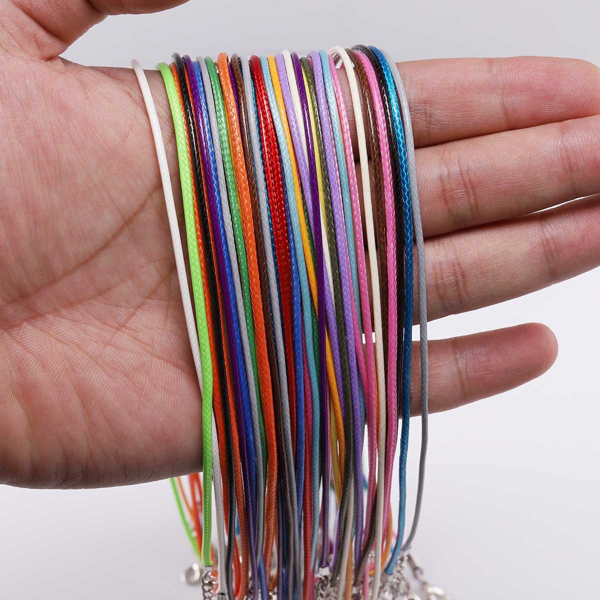 Solid Color Pattern Fashion Solid Color Pu Leather Epoxy Jewelry Accessories 10 Pieces