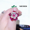 Crystal, woven ring handmade, wholesale