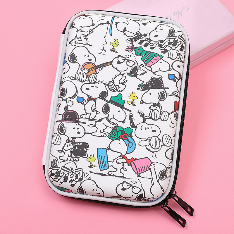 thumbnail image 1 of Estuche para lápices Snoopy para niños, bonito material escolar, bolsa de almacenamiento con cremallera, 1 of 3