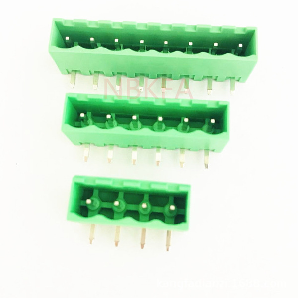 PCB wiring terminal KF2EDGRC-5.08mm welded needle plate end…