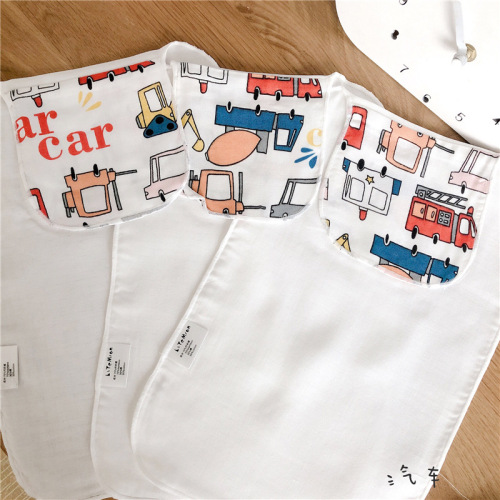 Spring and summer new baby sweat absorbent towel large size children's sweat towel bamboo cotton gauze sweat towel baby pad sling