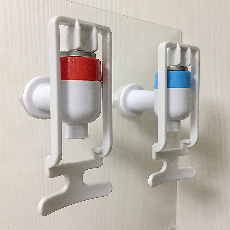 厂家直销饮水机塑料水龙头 纯水机通用冷热水嘴 推杯式放水开关