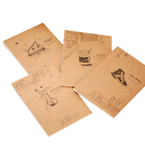 Taobao gifts good times kraft paper notepad soft copy 64K notebook small book wholesale gift