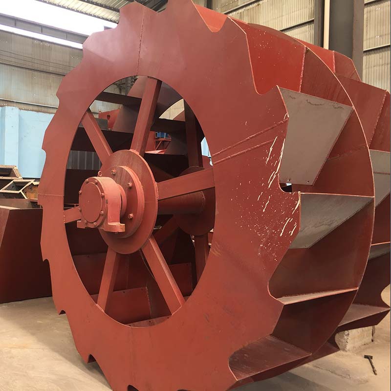 产地货源新型石子厂专用水轮式洗石机 洗砂洗石脱水一体机