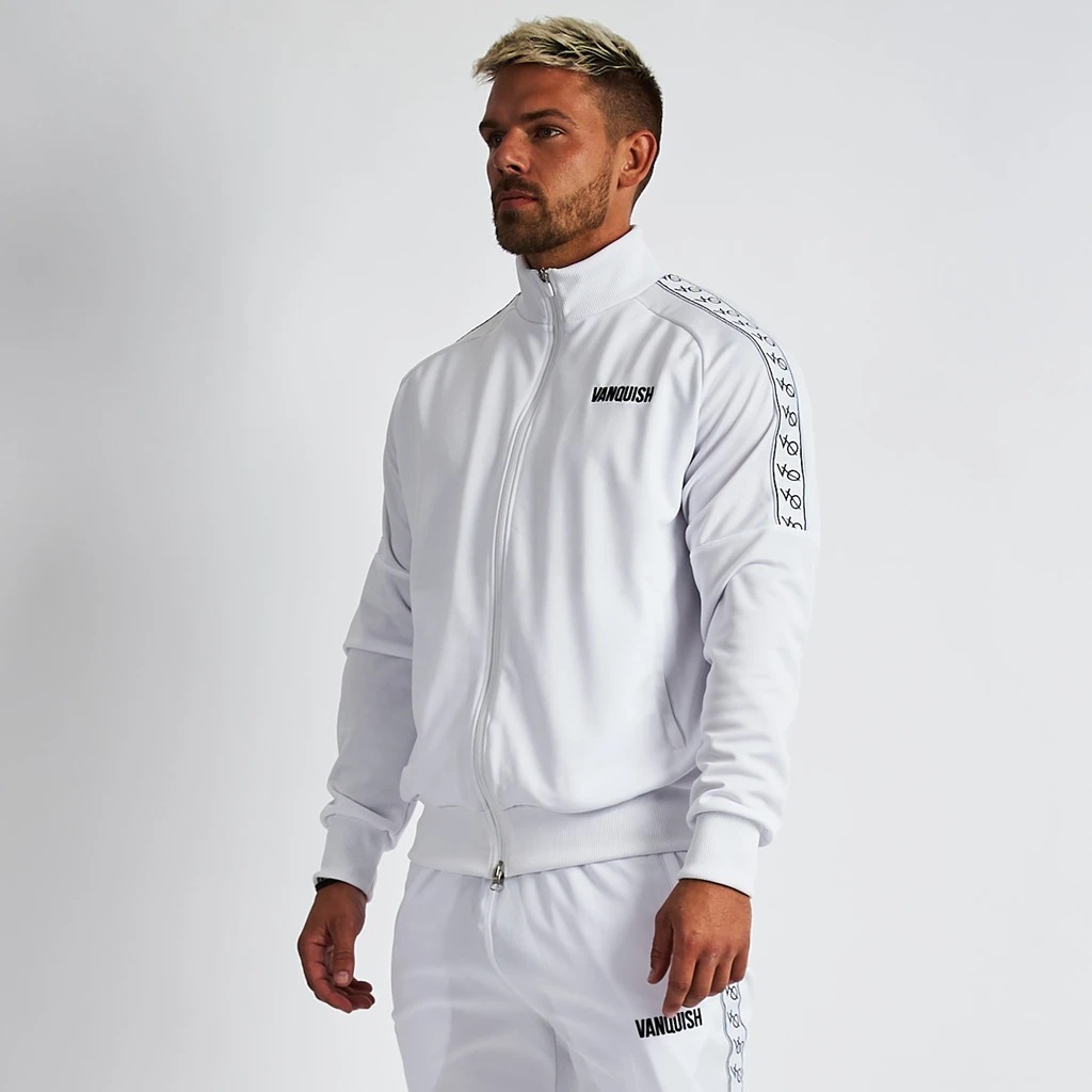 Spring and Autumn New Muscle Fitness Brother Sports Zipper Sweater Outdoor Running Casual Loose Coat Top Men_viptrois.com