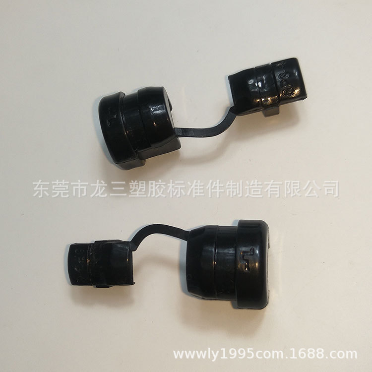 锁8.2mm圆线电源线扣6P3-4 黑色/白色 电源锁线扣 龙三厂家制造