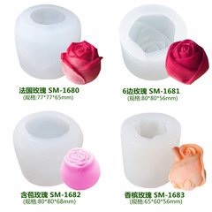 New Peony Rose Handmade Soap Silicone Cake Mold Droplet Gel Scented Candle Mold Handmade Soap Mold