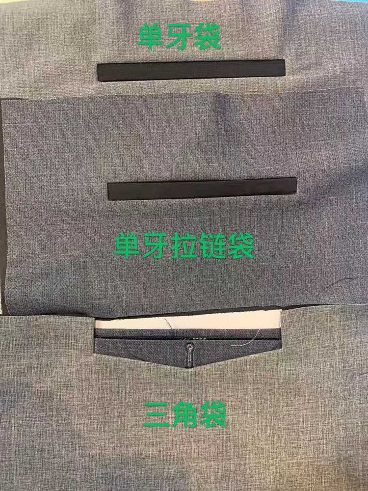 Bywoo ropa multi-función láser bolsa abridor placket triángulo bolsa simple y doble ceja bolsa abridor Nuevo