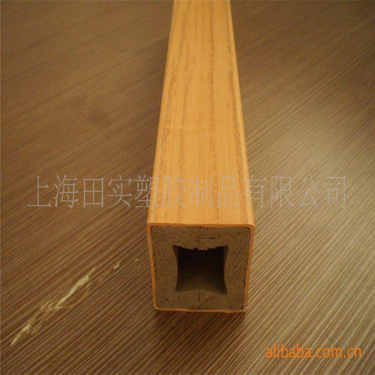 厂家供应 PVC发泡方管 PVC发泡型材 低密度结皮发泡 来样来图定制|ms