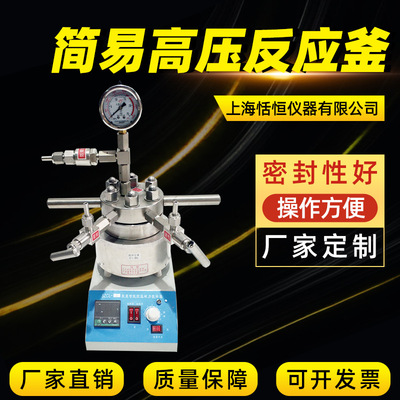厂家供应CF系列简易不锈钢反应釜 高压反应釜 消解罐现货出售