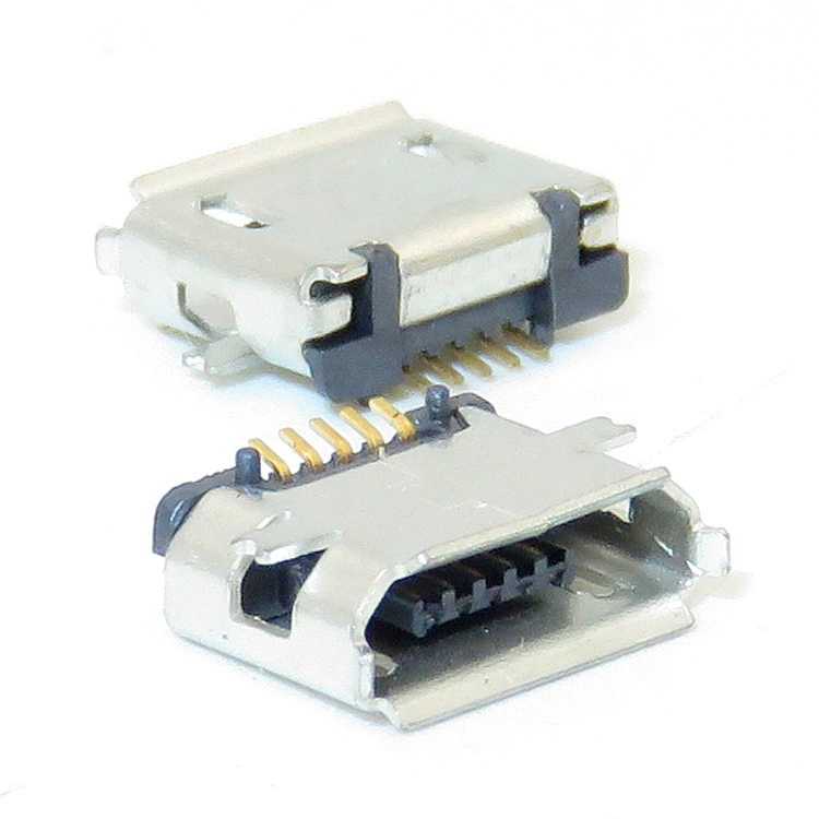 USB Micro 5P mother seat patch table sticker full copper USB socket mobile phone tail plug [new genuine]