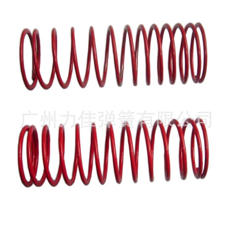 红色弹簧,烤漆弹簧,精密小弹簧,探针弹簧