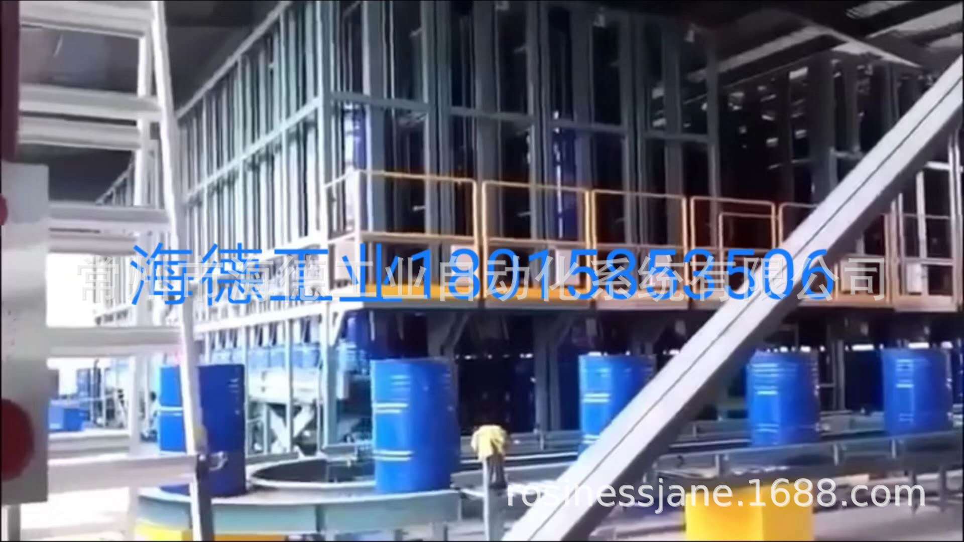 全自动液体灌装线 自动寻找桶口自动开盖自动定量灌装自动盖盖