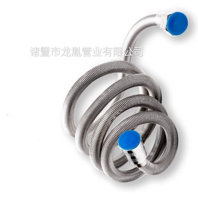 Пружинный душевой шланг костюм для ванной комнаты взрывозащищенный водонагреватель из нержавеющей стали душевая трубка стальная крышка медный сердечник